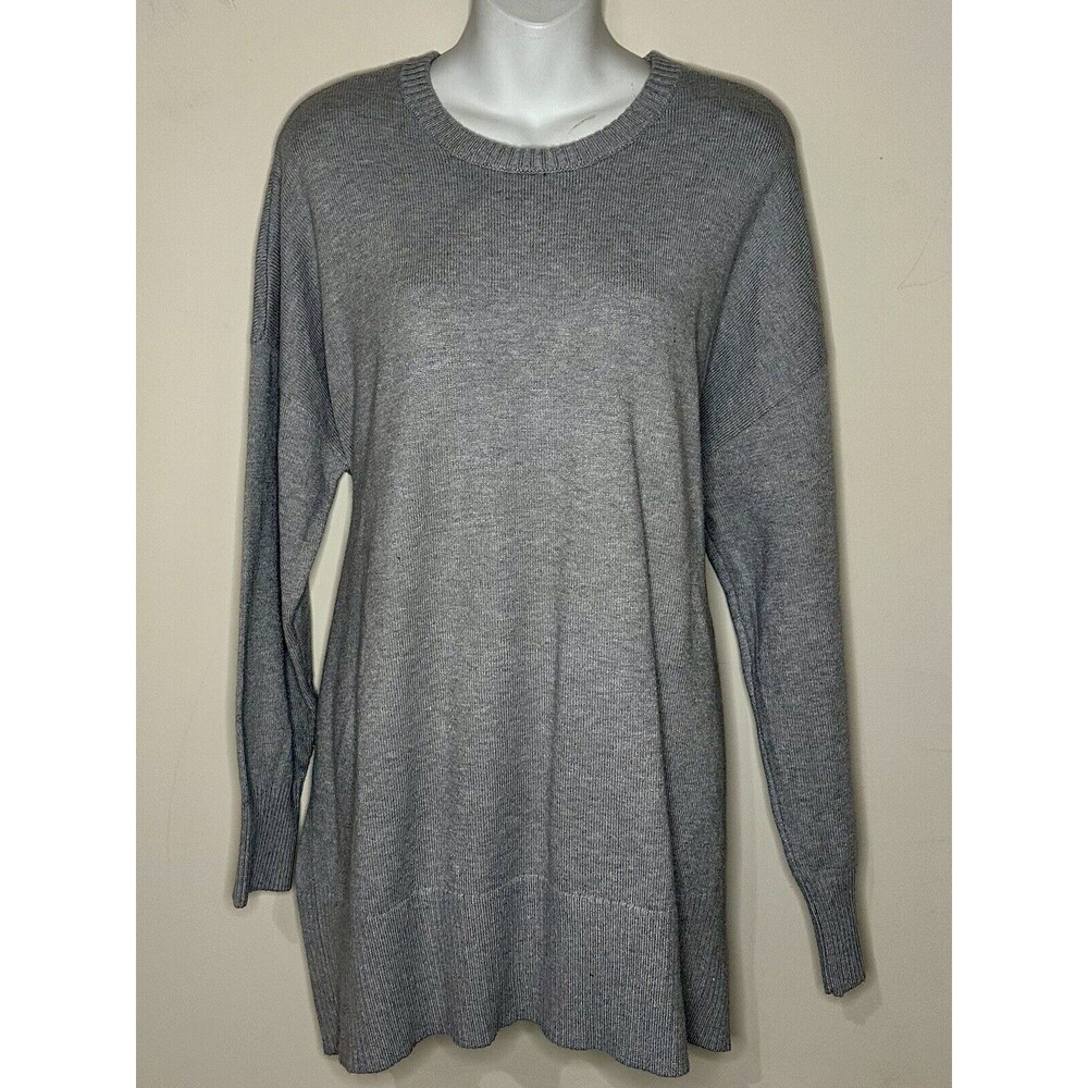 Marled by Reunited Clothing Gray Long Sleeve Sweater Size XL NWT!!!